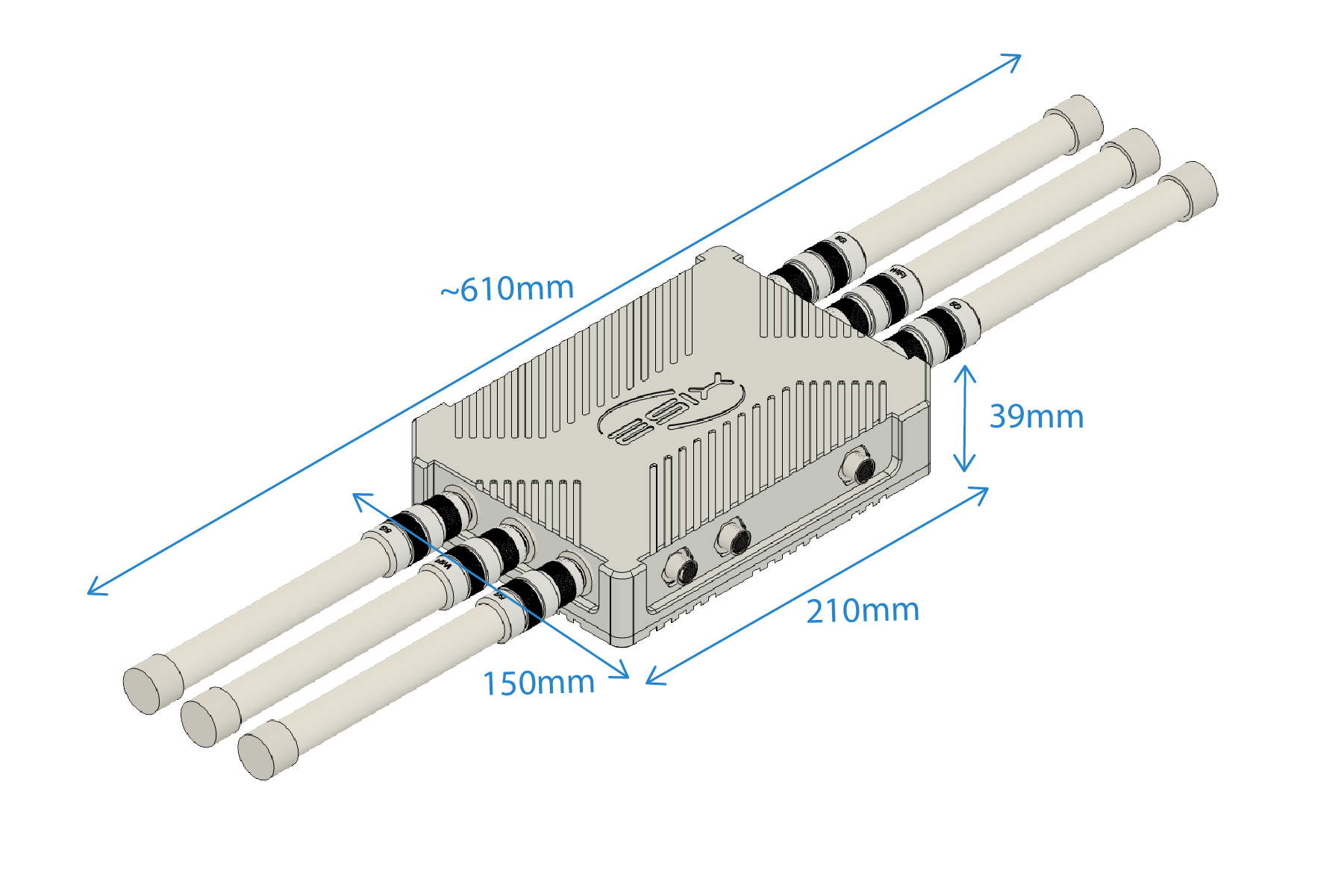 eCPE7020安装天线三维数值