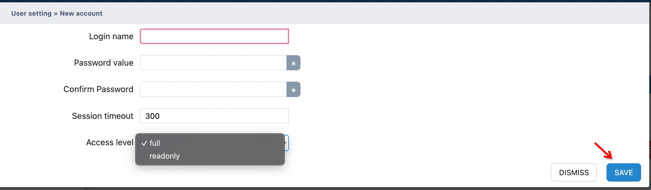 Create User Accounts