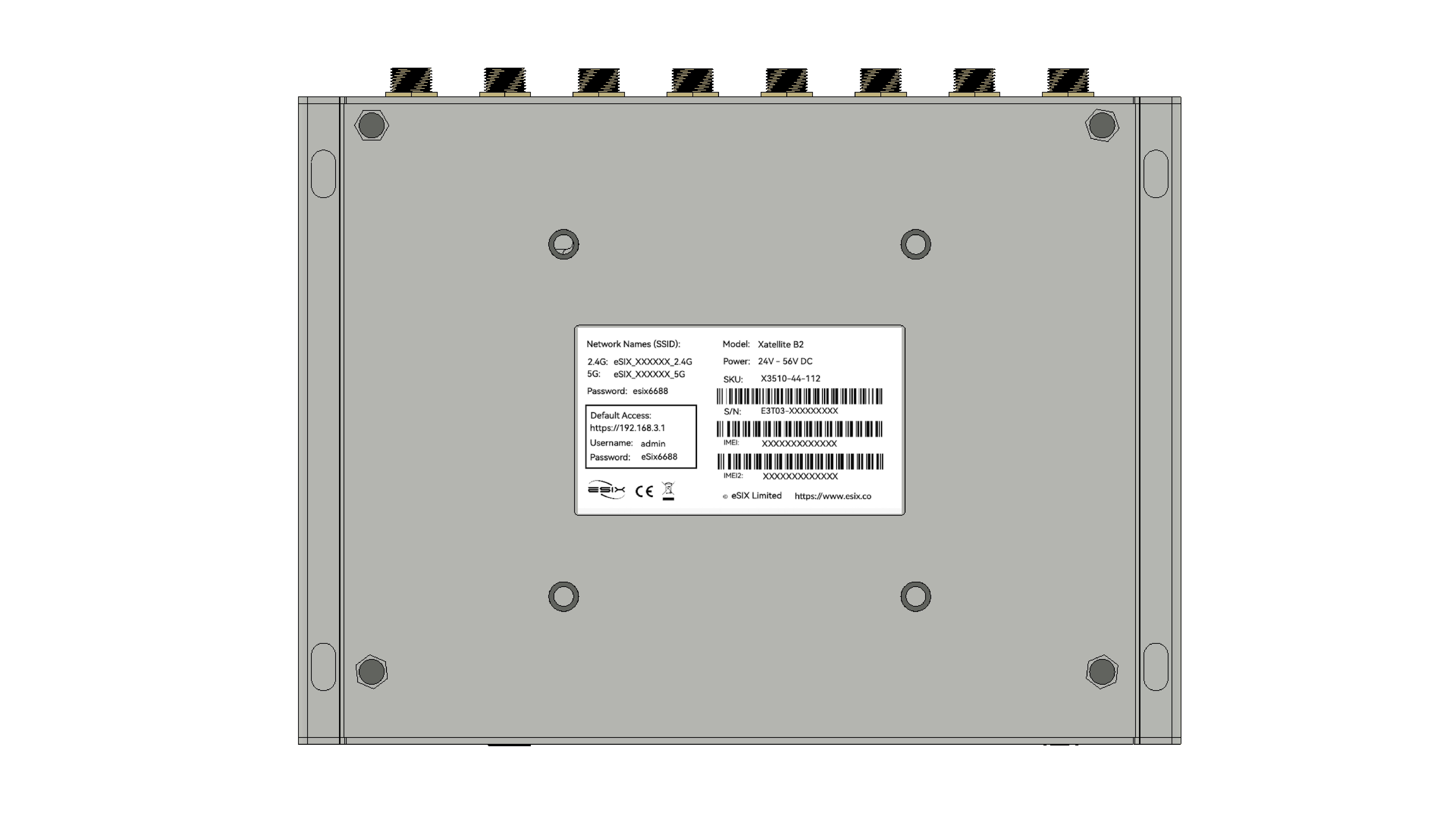 Xatellite B label