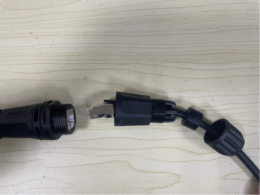 RJ45 waterproof connection